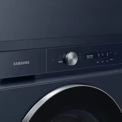 Samsung - BESPOKE 5.3 Cu. Ft. Ultra Capacity Front Load Washer With AI OptiWash And Auto Dispense - Brushed Navy -Appliance Shop 8b5223a9 3d48 5d28 be8b e511a83f5aab