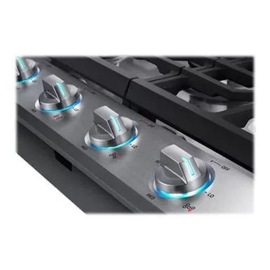 Samsung Ada 30" Stainless Steel Smart Gas Cooktop With Illuminated Knobs 3 Samsung Ada 30" Stainless Steel Smart Gas Cooktop With Illuminated Knobs