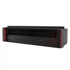 Sharper Image - PORTAL Window Fan With Reversible Exhaust - Black