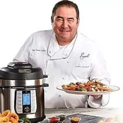 Emeril Everyday Pressure Air Fryer, Stainless Steel, 8 Qt With 5 Pc Accessory Pack, Silver 15 Emeril Everyday Pressure Air Fryer, Stainless Steel, 8 Qt With 5 Pc Accessory Pack, Silver -Appliance Shop 8bc89119 7cb7 4564 be8f 95fde5c14260