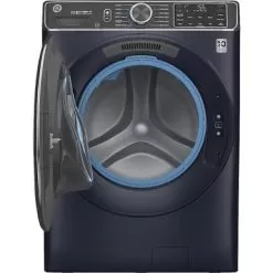 GE - 5.0 Cu Ft High-Efficiency Stackable Smart Front Load Washer W/UltraFresh Vent, Microban Antimicrobial & 1-Step Wash+Dry - Sapphire Blue -Appliance Shop 8bd4b18e de7c 53eb 8f66 b75f76f23170