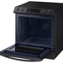 Samsung 6.3-Cu. Ft. Front Control Slide-In Electric Range With Convection, Brushed Black -Appliance Shop 8c8fdd6b 2d15 4bc3 94ec 84393b1b3d74