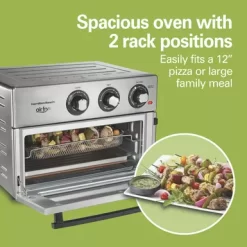 Hamilton Beach - Air Fry Countertop Oven Stainless Steel -Appliance Shop 8cf921d3 f55e 43fa ae0b 182cd7770930