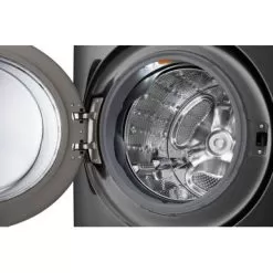 LG - 5.0 Cu. Ft. High-Efficiency Stackable Smart Front Load Washer With Steam And TurboWash 360 - Black Steel 35 LG - 5.0 Cu. Ft. High-Efficiency Stackable Smart Front Load Washer With Steam And TurboWash 360 - Black Steel -Appliance Shop 8d0daede 1e75 566e b0a6 4ed027982725