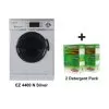 Equator Ver 2 Pro 24" Combo Compact Washer Dryer Vented/Ventless+2 Boxes Detergent - Silver