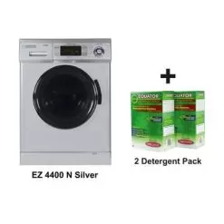 Equator Ver 2 Pro 24" Combo Compact Washer Dryer Vented/Ventless+2 Boxes Detergent - Silver