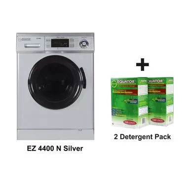 Equator Ver 2 Pro 24" Combo Compact Washer Dryer Vented/Ventless+2 Boxes Detergent - Silver 3 Equator Ver 2 Pro 24" Combo Compact Washer Dryer Vented/Ventless+2 Boxes Detergent - Silver