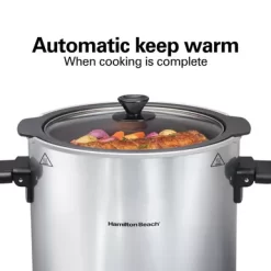 Hamilton Beach - 10qt Sear & Cook Stockpot Slow Cooker Silver -Appliance Shop 8d5f2a3b fa4a 47bf 9dea 97952901cbc0