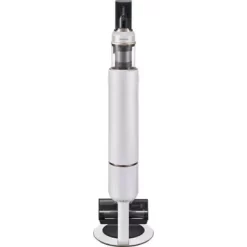 Samsung - BESPOKE Jet Cordless Stick Vacuum With All-in-One Clean Station - Misty White