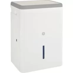 GE - 35-Pint Portable Dehumidifier With Smart Dry - White