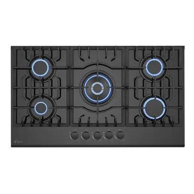 2 Piece Kitchen Appliances Packages Including 36" Gas Cooktop And 36" Island Range Hood - Black 4 2 Piece Kitchen Appliances Packages Including 36" Gas Cooktop And 36" Island Range Hood - Black - Image 2