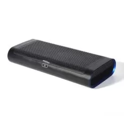 Soleus Air Car/Home HEPA Air Purifierwith LED Air Quality Indicators, Removes 99.97% Of Particles - Black