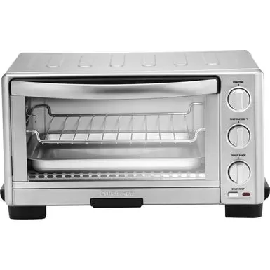 Cuisinart - 6-Slice Toaster Oven With Broiler - Stainless Steel 3 Cuisinart - 6-Slice Toaster Oven With Broiler - Stainless Steel