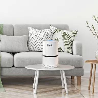 Levoit - Aerone 129 Sq. Ft True HEPA Air Purifier With Replacement Filter - White 8 Levoit - Aerone 129 Sq. Ft True HEPA Air Purifier With Replacement Filter - White - Image 6