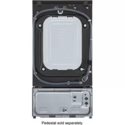 LG 5.0-Cu. Ft. Front Load Washer With Built-In Intelligence, Black Steel -Appliance Shop 8fa9379e 32f0 5073 b677 12ac155a1bfc