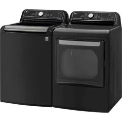 LG - 7.3 Cu. Ft. Smart Gas Dryer With Steam And Sensor Dry - Black Steel -Appliance Shop 8fe82ecd d09c 5d1d 9f65 ae584eff413f