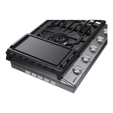 Samsung Ada 30" Stainless Steel Smart Gas Cooktop With Illuminated Knobs 9 Samsung Ada 30" Stainless Steel Smart Gas Cooktop With Illuminated Knobs - Image 7