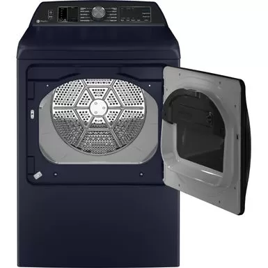 GE Profile - 7.3 Cu. Ft. Smart Electric Dryer With Fabric Refresh, Steam, And Washer Link - Sapphire Blue 4 GE Profile - 7.3 Cu. Ft. Smart Electric Dryer With Fabric Refresh, Steam, And Washer Link - Sapphire Blue - Image 2