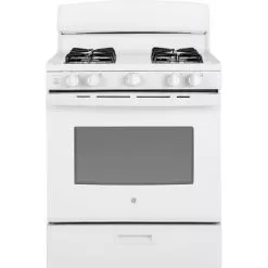 Ge Ada 30" White Freestanding Gas Range