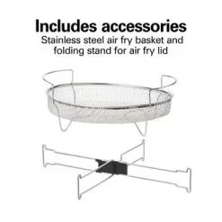 Hamilton Beach Air Fry Lid For 6 Quart Oval Slow Cookers - Black -Appliance Shop 91ddc9b2 ad5d 411b 986f fcf8e1134799