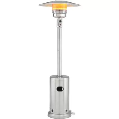 Insignia™ - Standing Patio Heater - Stainless Steel 3 Insignia™ - Standing Patio Heater - Stainless Steel
