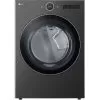LG - 7.4 Cu. Ft. Stackable Smart Electric Dryer With TurboSteam - Black Steel 2 LG - 7.4 Cu. Ft. Stackable Smart Electric Dryer With TurboSteam - Black Steel -Appliance Shop 929bd666 f1da 58e0 b6e1 5fb13a930757