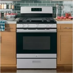 GE - 5.0 Cu. Ft. Freestanding Gas Range - Stainless Steel 29 GE - 5.0 Cu. Ft. Freestanding Gas Range - Stainless Steel -Appliance Shop 92a9b08e c455 5cb3 a87f 7089025550a8