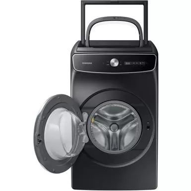 Samsung - 6.0 Cu. Ft. Total Capacity Smart Dial Washer With FlexWash™ And Super Speed Wash - Black 9 Samsung - 6.0 Cu. Ft. Total Capacity Smart Dial Washer With FlexWash™ And Super Speed Wash - Black - Image 7