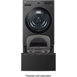 LG - 5.0 Cu. Ft. High-Efficiency Stackable Smart Front Load Washer With Steam And TurboWash 360 - Black Steel 25 LG - 5.0 Cu. Ft. High-Efficiency Stackable Smart Front Load Washer With Steam And TurboWash 360 - Black Steel -Appliance Shop 932b47d5 9ceb 53c5 a83c dea2741ed102