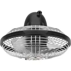 Vornado - Silver Swan S Oscillating Vintage Fan - Matte Black -Appliance Shop 932e83f6 a51c 5f60 ae0e 94c8350c1f41