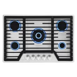 Pro-style 30 In. Built-in Gas Cooktop With 5 Sealed Burners - LPG Convertible In Stainless Steel - Silver -Appliance Shop 938e301f 4db2 41a1 838e bc57804e63d1