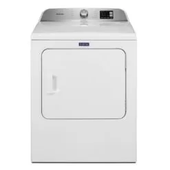 Maytag 7 Cu. Ft. White Front Load Gas Dryer With Moisture Sensing
