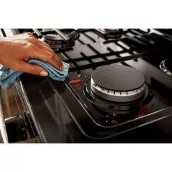 Whirlpool - 5.1 Cu. Ft. Freestanding Gas Range With Broiler Drawer - Stainless Steel -Appliance Shop 9488b0b6 78aa 5539 8a4f e6e067a2cb99