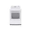 LG 7.3 Cu. Ft. Ultra Large Capacity Gas Dryer With Sensor Dry Technology - White - White