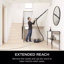 Shark - Canister Pet Bagless Corded Vacuum - Navy/Silver -Appliance Shop 95b5ddd8 f173 43bd a973 196c566280e0