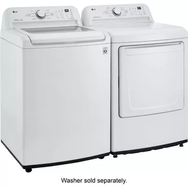 LG - 7.3 Cu Ft Electric Dryer With Sensor Dry - White 14 LG - 7.3 Cu Ft Electric Dryer With Sensor Dry - White - Image 12