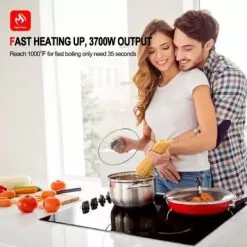 Gasland Chef 30"Built-in Radiant Electric Cooktop With 4 Burners, Electric Ceramic Cooktop Knob Control, 240V, ETL Approved - Black -Appliance Shop 96cde391 1a58 4038 9203 bec5a5500194