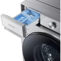 Samsung - Bespoke 5.3 Cu. Ft. Ultra Capacity Front Load Washer With Super Speed Wash And AI Smart Dial - Silver Steel -Appliance Shop 972fecbb 641c 59d9 911e af09305abe2e