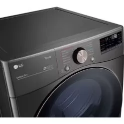 LG - 7.4 Cu. Ft. Stackable Smart Electric Dryer With Steam And Built-In Intelligence - Black Steel -Appliance Shop 97539ab3 b4d4 43e4 8cd6 3f9c5fdae24b