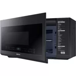 Samsung - 2.1 Cu. Ft. Over-the-Range Microwave With Sensor Cook - Black Stainless Steel -Appliance Shop 97c42191 ba15 52b0 a11f 006901ebfa71
