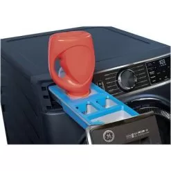 GE - 5.0 Cu Ft High-Efficiency Stackable Smart Front Load Washer W/UltraFresh Vent, Microban Antimicrobial & 1-Step Wash+Dry - Sapphire Blue -Appliance Shop 986445e1 c780 51bf 9849 c5476b899f02