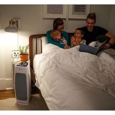 LivePure Sierra Series Digital Tall Tower Air Purifier With Permanent Filtration - Grey 10 LivePure Sierra Series Digital Tall Tower Air Purifier With Permanent Filtration - Grey - Image 8