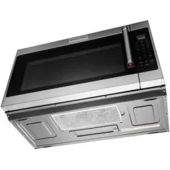KitchenAid - 2.0 Cu. Ft. Over-the-Range Microwave With Sensor Cooking - Stainless Steel -Appliance Shop 991b3866 0590 5cef 9c75 02080d070459