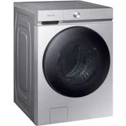 Samsung - Bespoke 5.3 Cu. Ft. Ultra Capacity Front Load Washer With Super Speed Wash And AI Smart Dial - Silver Steel -Appliance Shop 998a479f efb3 5751 a9b1 7b52fda24f52