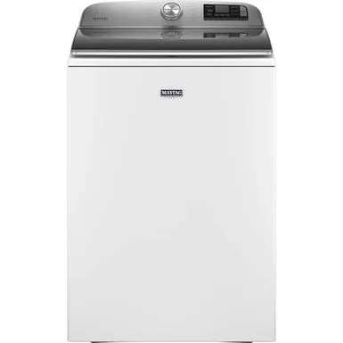 Maytag - 5.3 Cu. Ft. High Efficiency Smart Top Load Washer With Extra Power Button - White 3 Maytag - 5.3 Cu. Ft. High Efficiency Smart Top Load Washer With Extra Power Button - White