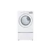 LG 7.4 Cu.ft. Ultra Large Capacity Gas Dryer With Sensor Dry, NFC Tag On , White - White