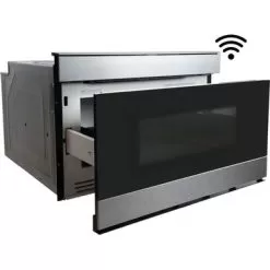Sharp - 1.2 Cu. Ft. Microwave Drawer Works With Alexa And Easy Wave Open - Stainless Steel -Appliance Shop 9a4a6064 5016 5e60 bbe8 561bd2f8c5f1