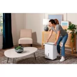 GE - 35-Pint Portable Dehumidifier With Smart Dry - White -Appliance Shop 9ab3066a 3925 5b40 8f65 e19d907e3d6a