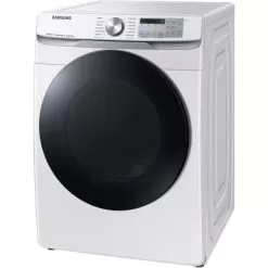 Samsung - 7.5 Cu. Ft. Stackable Smart Electric Dryer With Steam Sanitize+ - White -Appliance Shop 9b6a1176 b6a4 5bf0 9973 708fa609645a