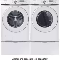 Samsung - 7.5 Cu. Ft. Stackable Electric Dryer With Sensor Dry - White -Appliance Shop 9beaa68f 0947 52c6 8c63 1afebd1d9be0